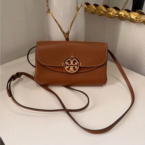 Brown Leather Crossbody Bag